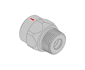 Teco Excess Flow Valve 25mm 4m3/h Vert-Up/Hor FI x MI
