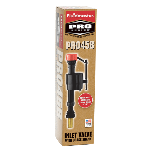 Fluidmaster PRO45B Bottom Entry Toilet Valve - Brass Thread