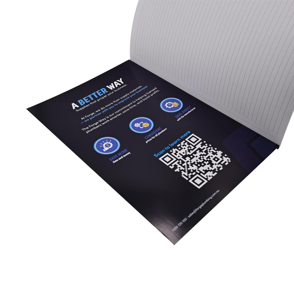 FREE - Forge Plumbers Notebook 100 Page Ruled & 5mm Graph