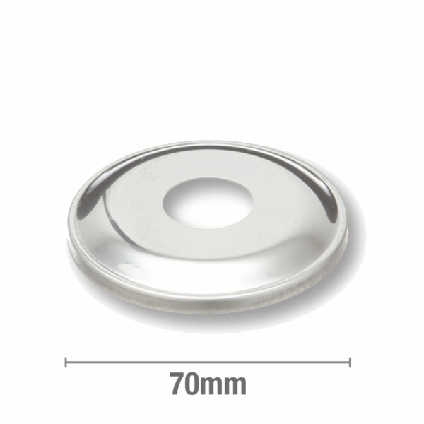 Raised 10mm Cover Plate BSP 316 Stainless Steel - 10 Pack