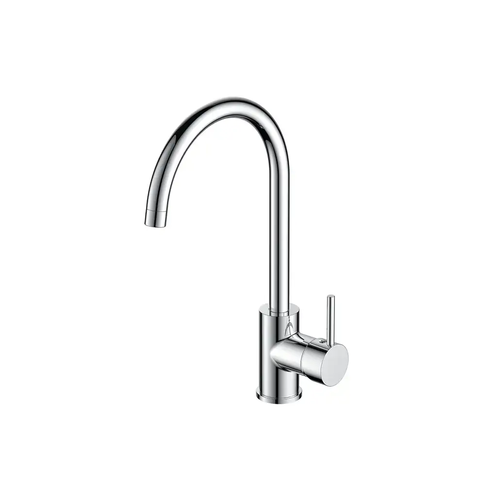 Forge Gooseneck Sink Mixer Chrome 15 Year Warranty