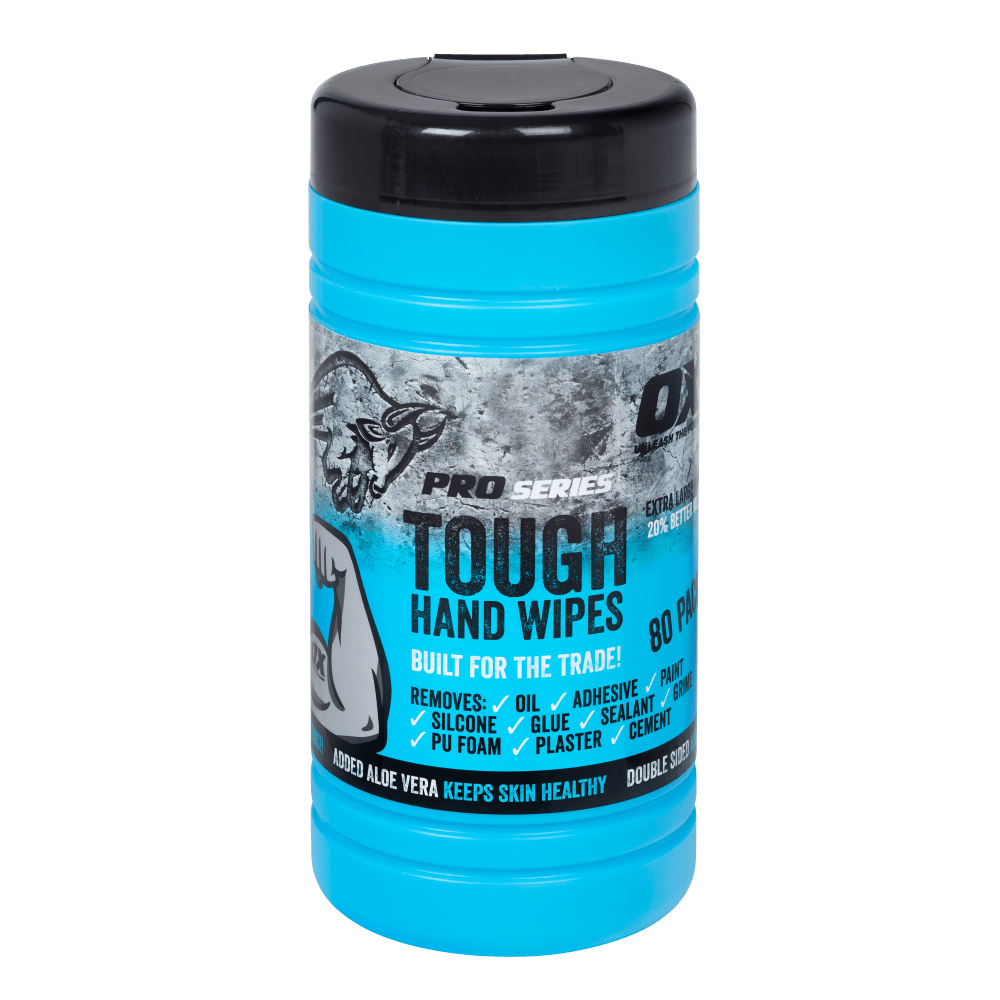 OX Pro Tough Hand Wipes (80 Pack)