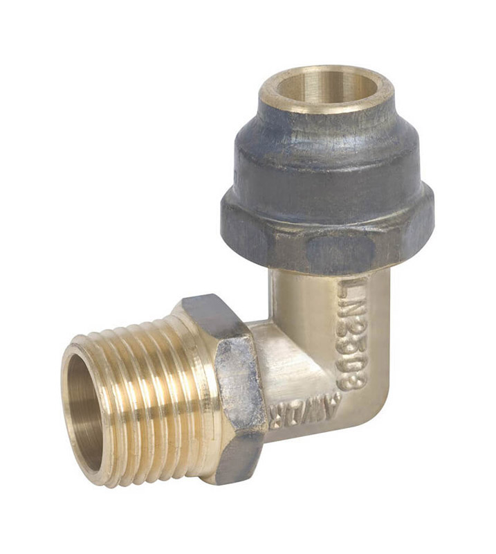 Flared Compression Elbow  15mm FL x 20mm MI