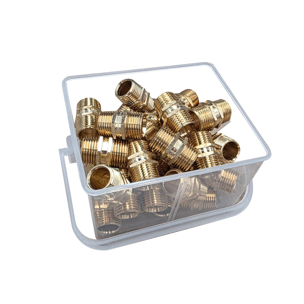 Hex Nipple 15mm - 40x Bucket