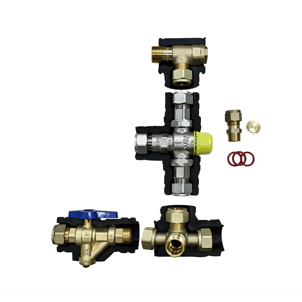 AVG Storge Hot Water Quick Installation Kit 20mm w/o ECV