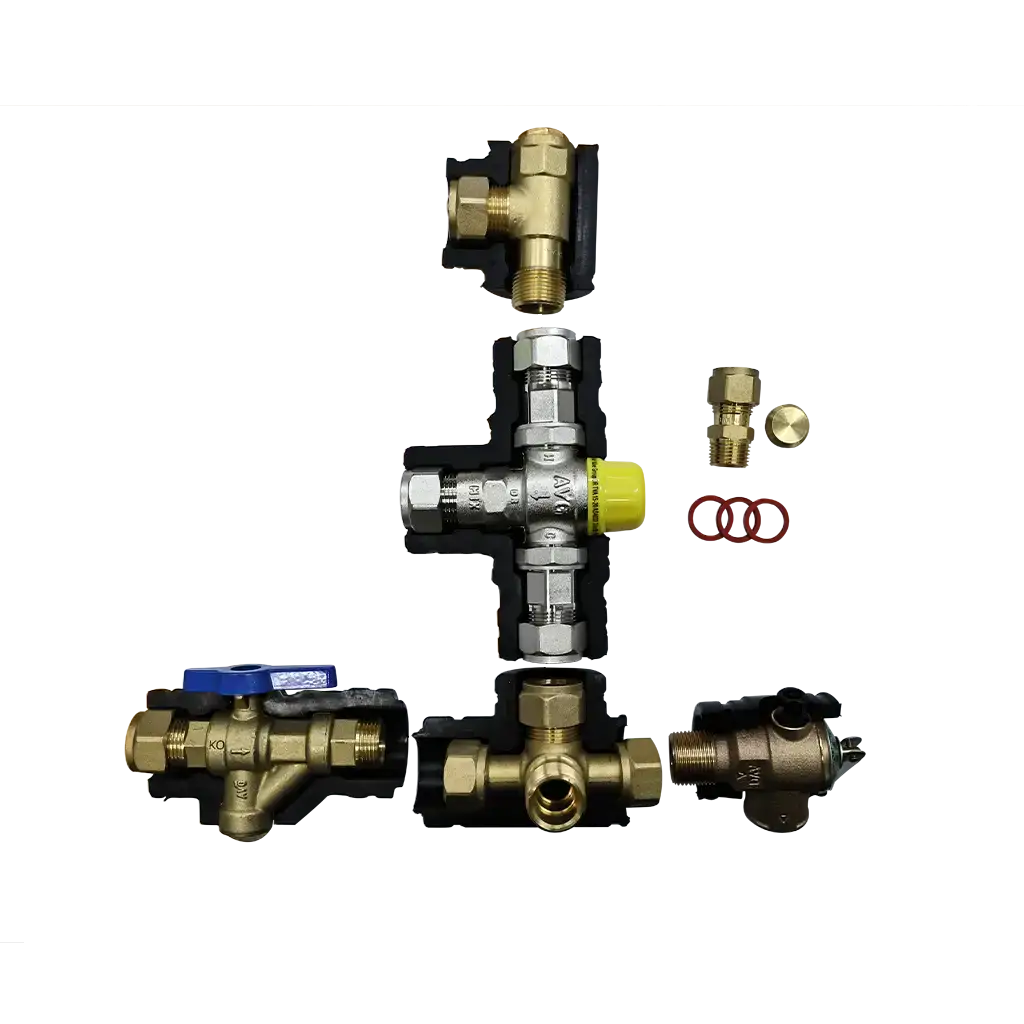 AVG Storge Hot Water Quick Installation Kit c/w 850 ECV - 15mm