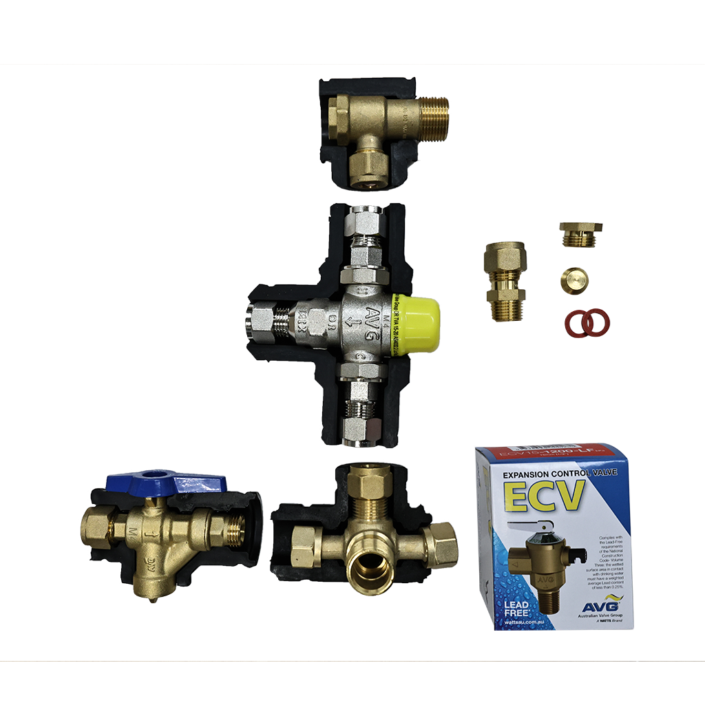 AVG Storge Hot Water Quick Installation Kit c/w 1200 ECV - 15mm