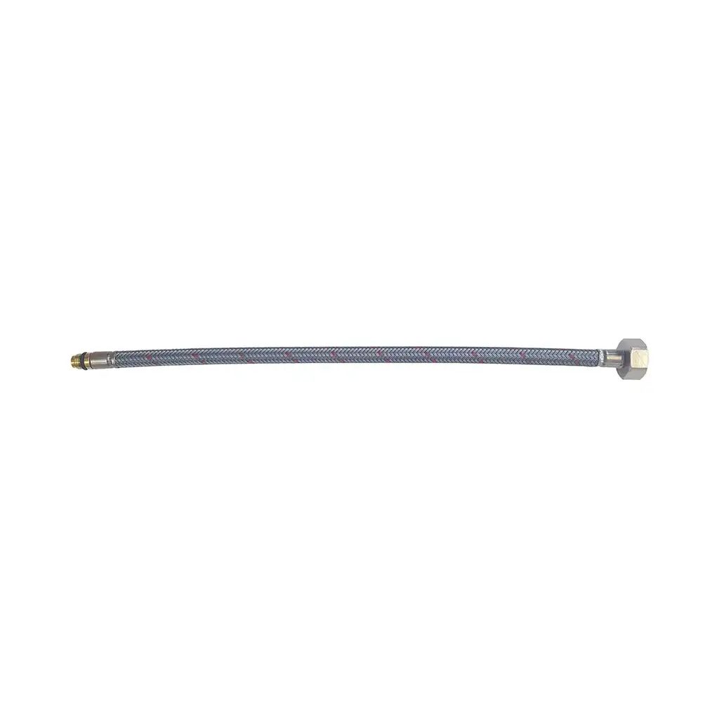 Abey Polyamide Hi Class Mixer Tail PEX Core 8mm x15mm FI x MI x 350mm Long Red -  15 Year Warranty
