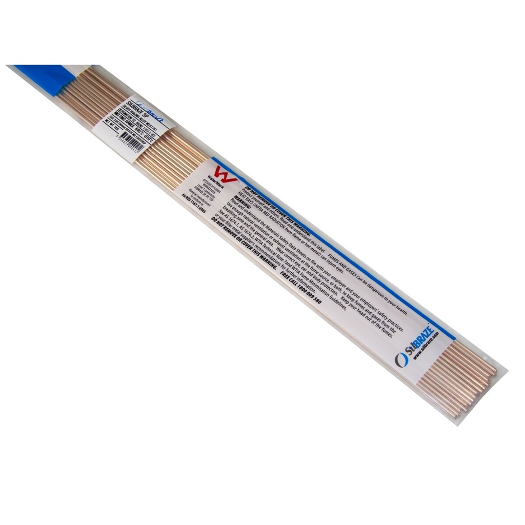 Silver Solder 14.5% Brown Tip 3.0mm x 750mm - 1KG Pack