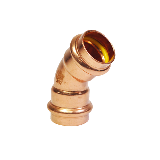 Copper Press Elbow 45 deg SC x SC (Gas)