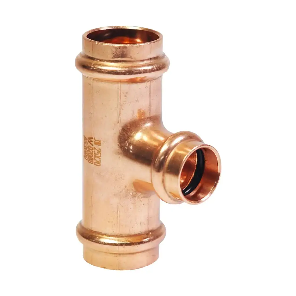 Copper Press Tee Reducing (Water)