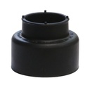 Rubber Pan Cone 50mm Black