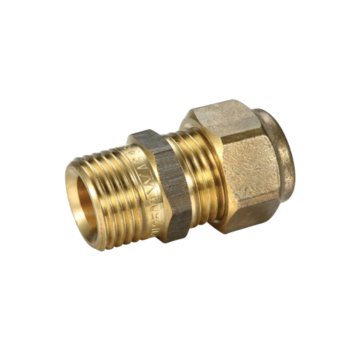 Compression Union Copper Olive Brass MI x C