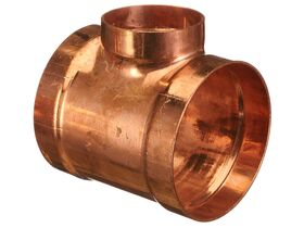 Copper Capilary Reducing Tee 80mm x 50mm